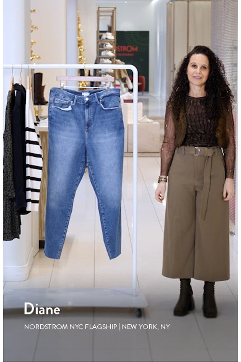 Always Fits Good Waist Raw Hem High Waist Skinny Jeans video