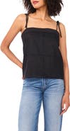 1.STATE Square Neck Tie Strap Camisole