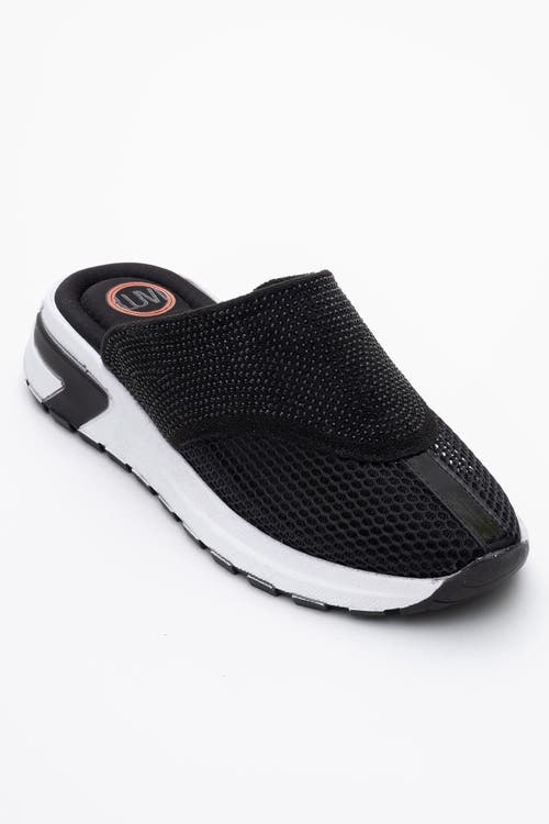 Prologue Shoes Glea Mesh Rhinestone Mules