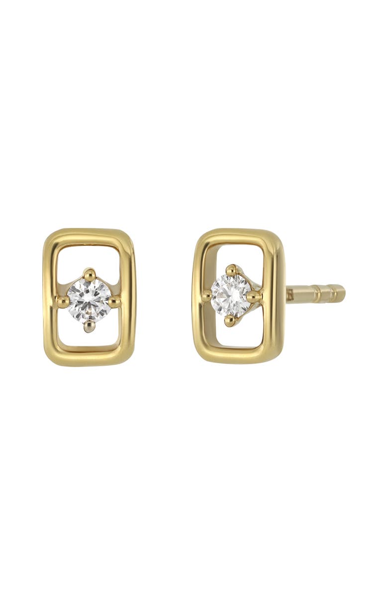 Bony Levy 18K Yellow Gold Diamond Geometric Stud Earrings, Main, color, 18K Yellow Gold