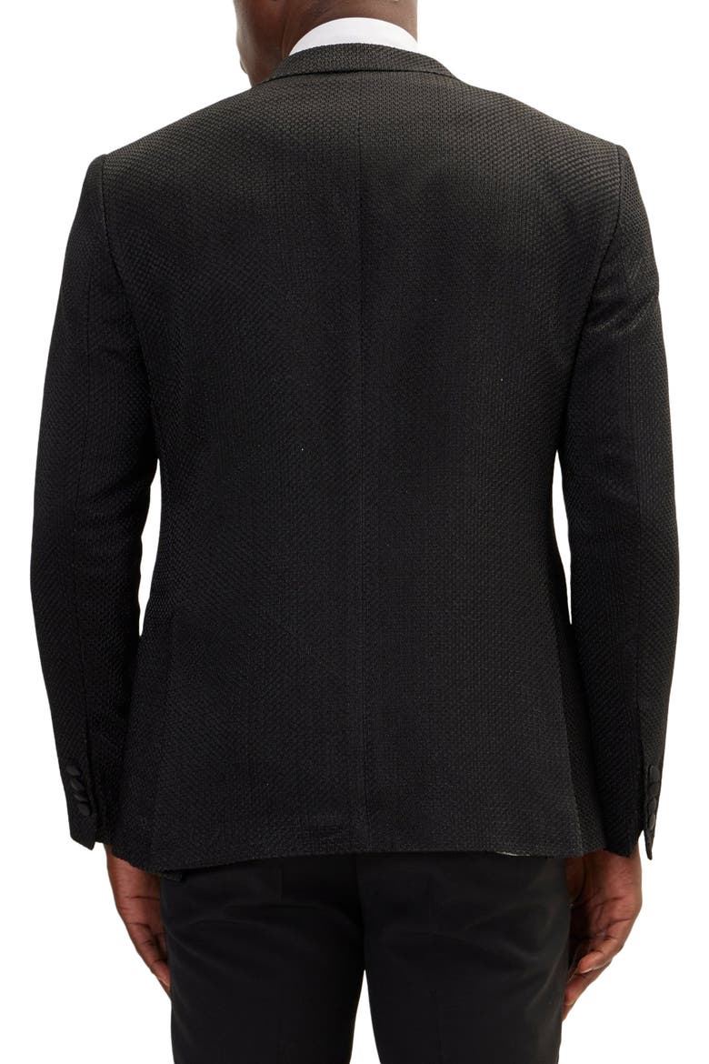 Classic Textured Dinner Jacket, Alternate, color, JACQUARD BLACK