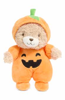 9-Inch Pumpkin Plush Bear Rattle