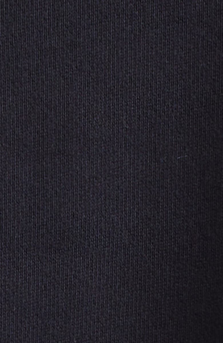 Alexander Wang Stacked Logo Cotton Terry Sweatshirt, Alternate, color, Black