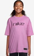 Nike Kids' Oversize Cotton Graphic T-Shirt