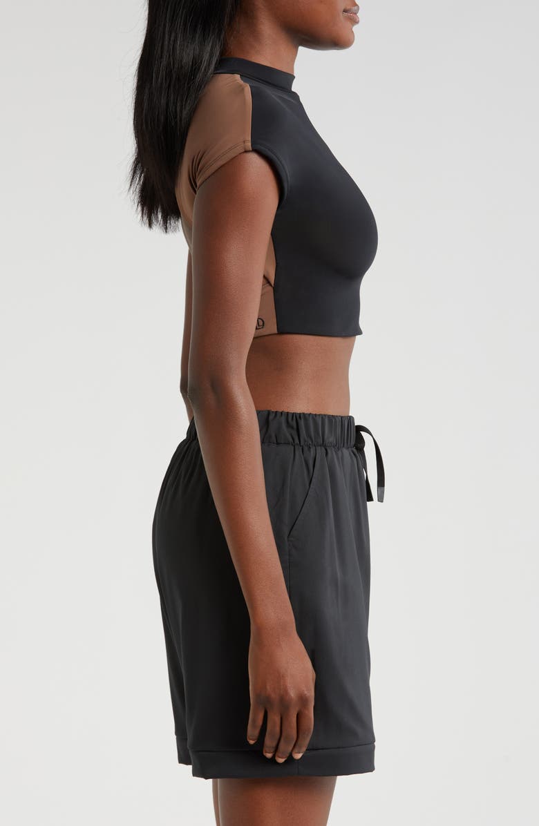 Daughter Lessons NYC GNO Crop Open Back T-Shirt, Alternate, color,