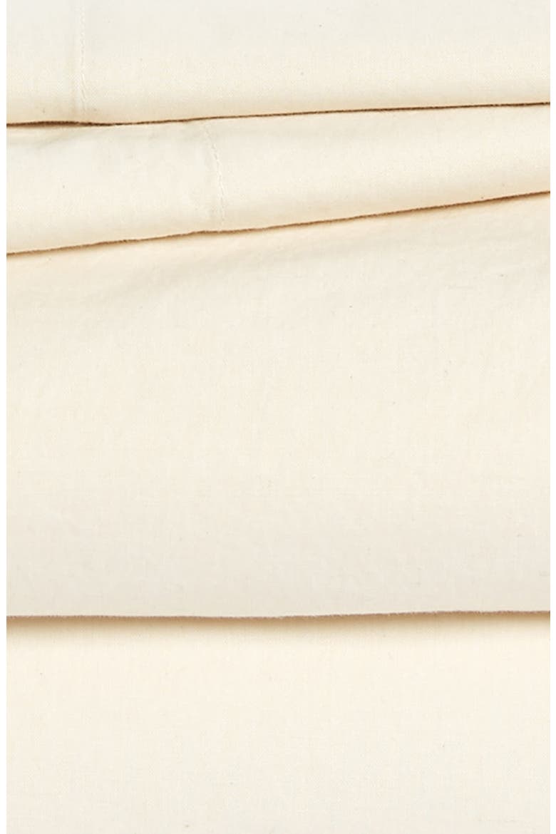 Pure Cotton Sheet Set, Alternate, color, UNDYED COTTON