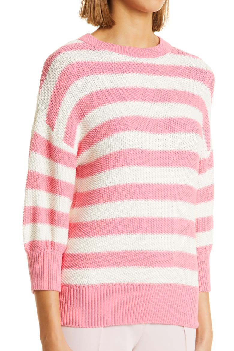 Women's Fevangeline Crewneck Sweater, Alternate, color, PINK LEMONADE FANTASY