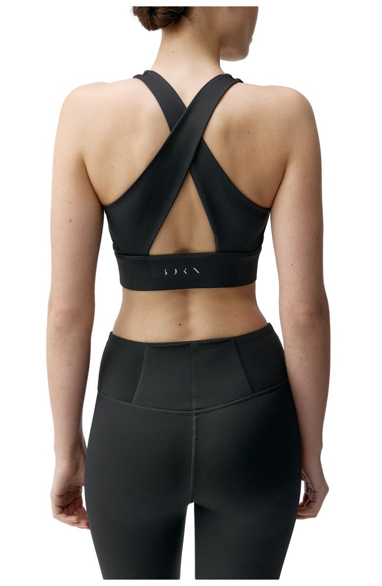 Born Living Yoga Prida High Support Performance Sport Top, Alternate, color, Black