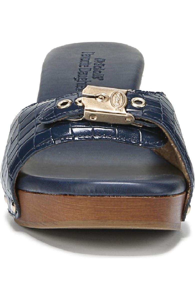 Dr. Scholl's x Favorite Daughter Heartbreak Kitten Heel Sandal, Alternate, color, Navy