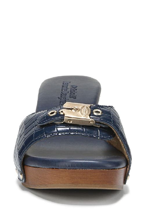 Shop Dr. Scholl's X Favorite Daughter Heartbreak Kitten Heel Sandal In Navy
