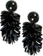 Simitri Petal Fringe Earrings