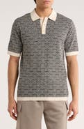 TRUTH Geometric Knit Polo