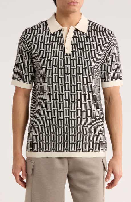 TRUTH Geometric Knit Polo