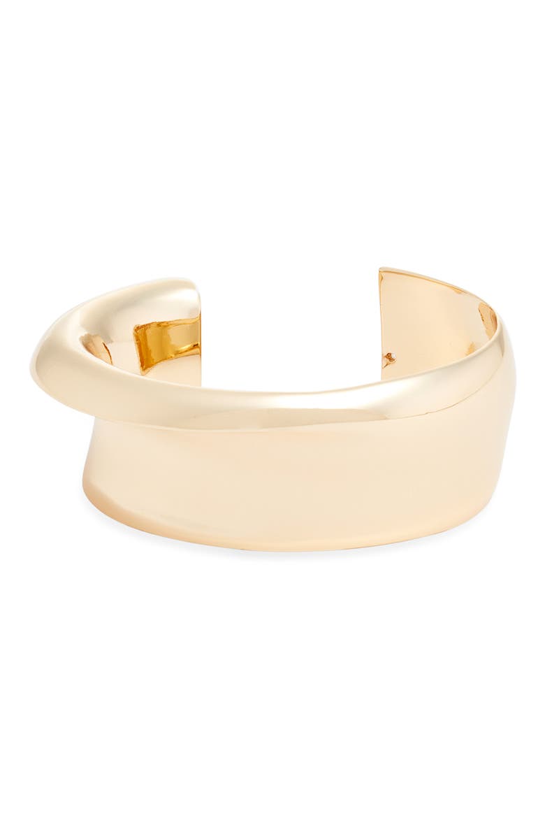 Bold Cuff Bracelet, Main, color, GOLD