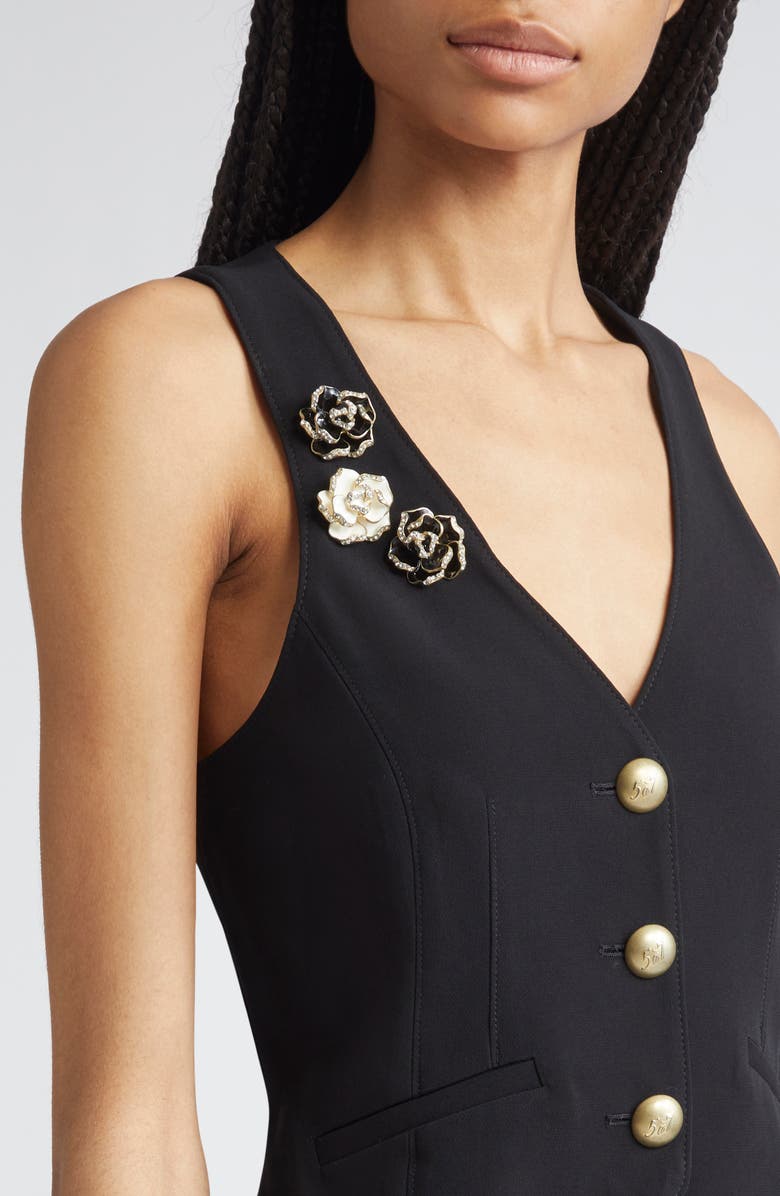 Cinq à Sept Bane Beaded Floral Detail Vest, Alternate, color, 