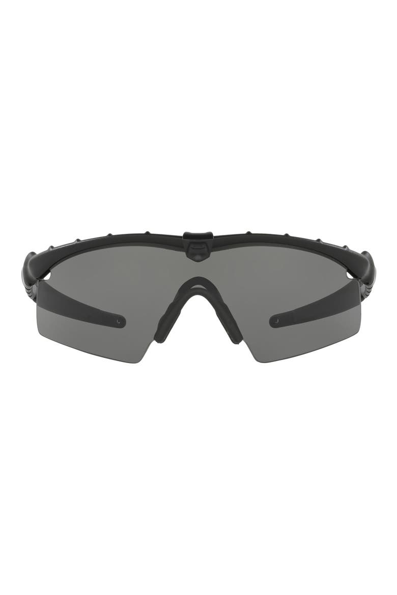M Frame 2.0 Strike 130mm Semi Rimless Rectangular Sunglasses, Main, color, MATTE BLACK
