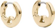 Kate Spade New York everyday spade cutout huggie hoop earrings