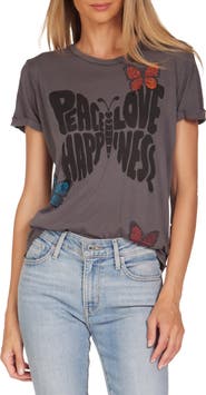 Lauren Moshi Edda Crystal Love Butterfly Top