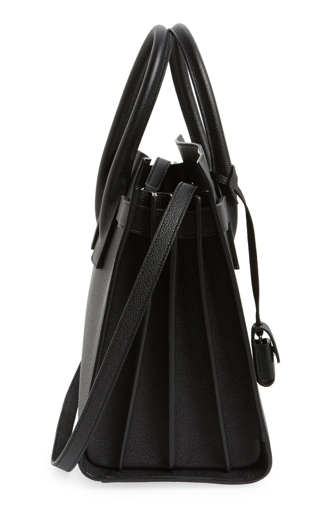 Saint Laurent 'Small Sac de Jour' Leather Tote, Alternate, color, 