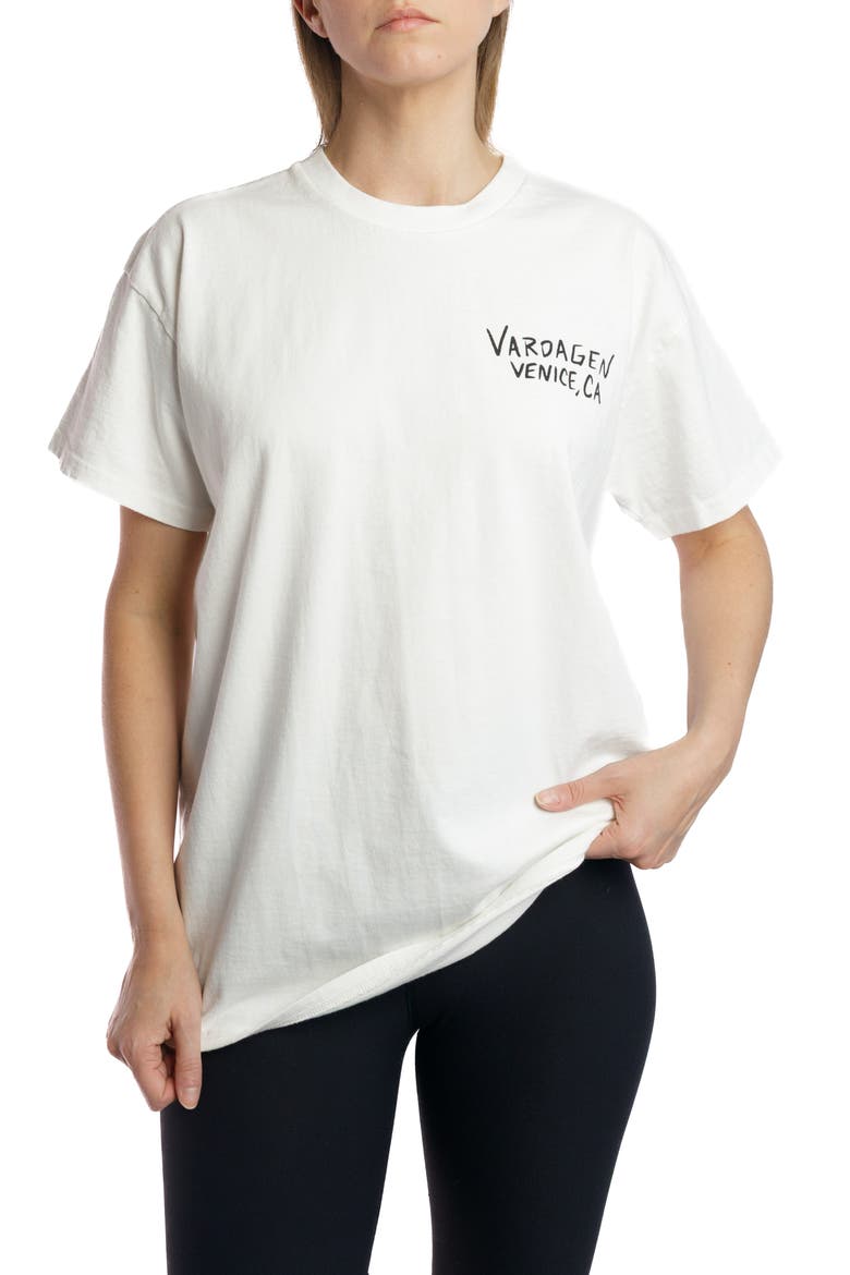 Look Out! Oversized Tee, Alternate, color, Off-White
