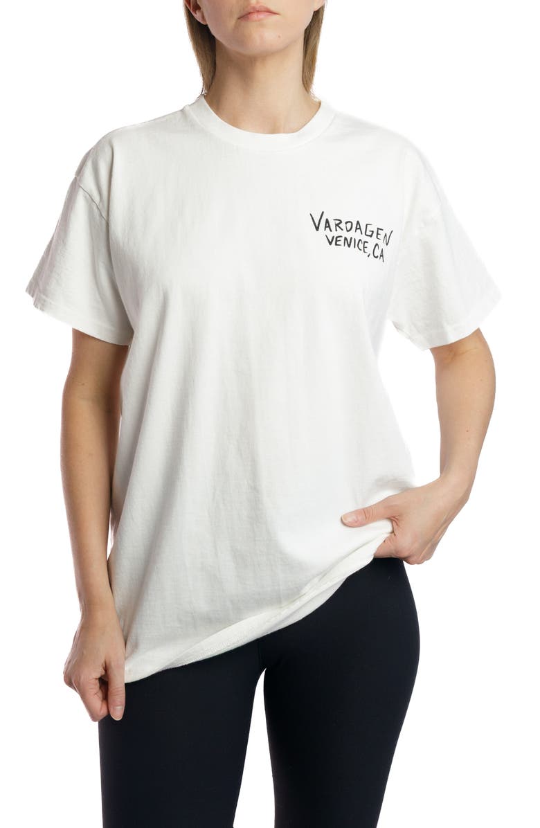Vardagen Look Out! Oversized Tee, Alternate, color, Off-White
