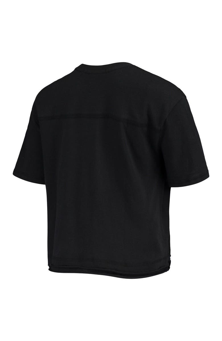 Junk Food Women's Junk Food Black Houston Rockets Gradient Crop Top, Alternate, color, 