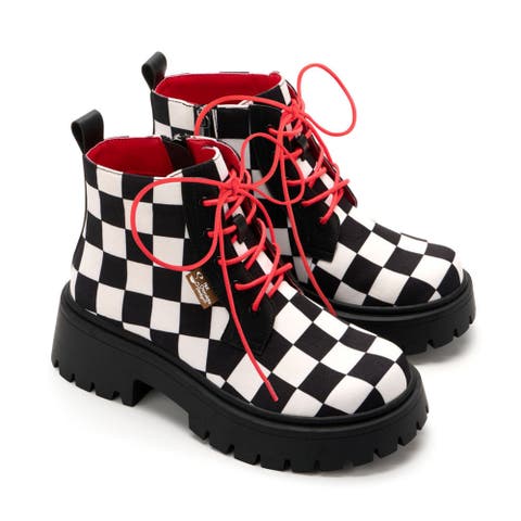 Checkmate Chunky Platform  Boots