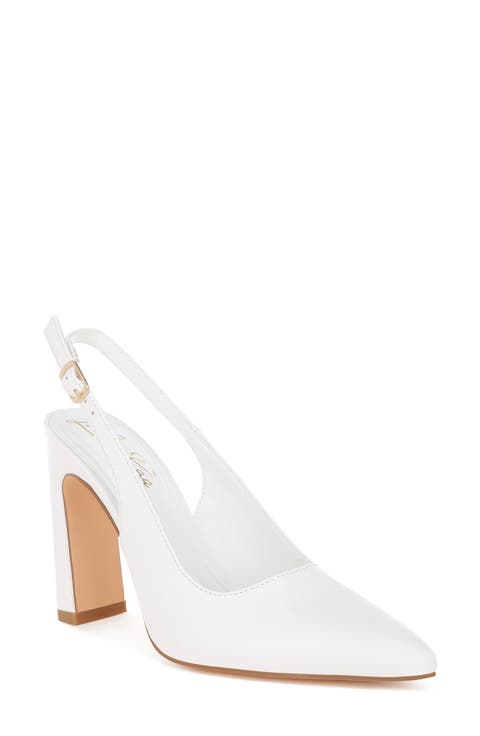 Sarka Block Heel Slingback Pump (Women)