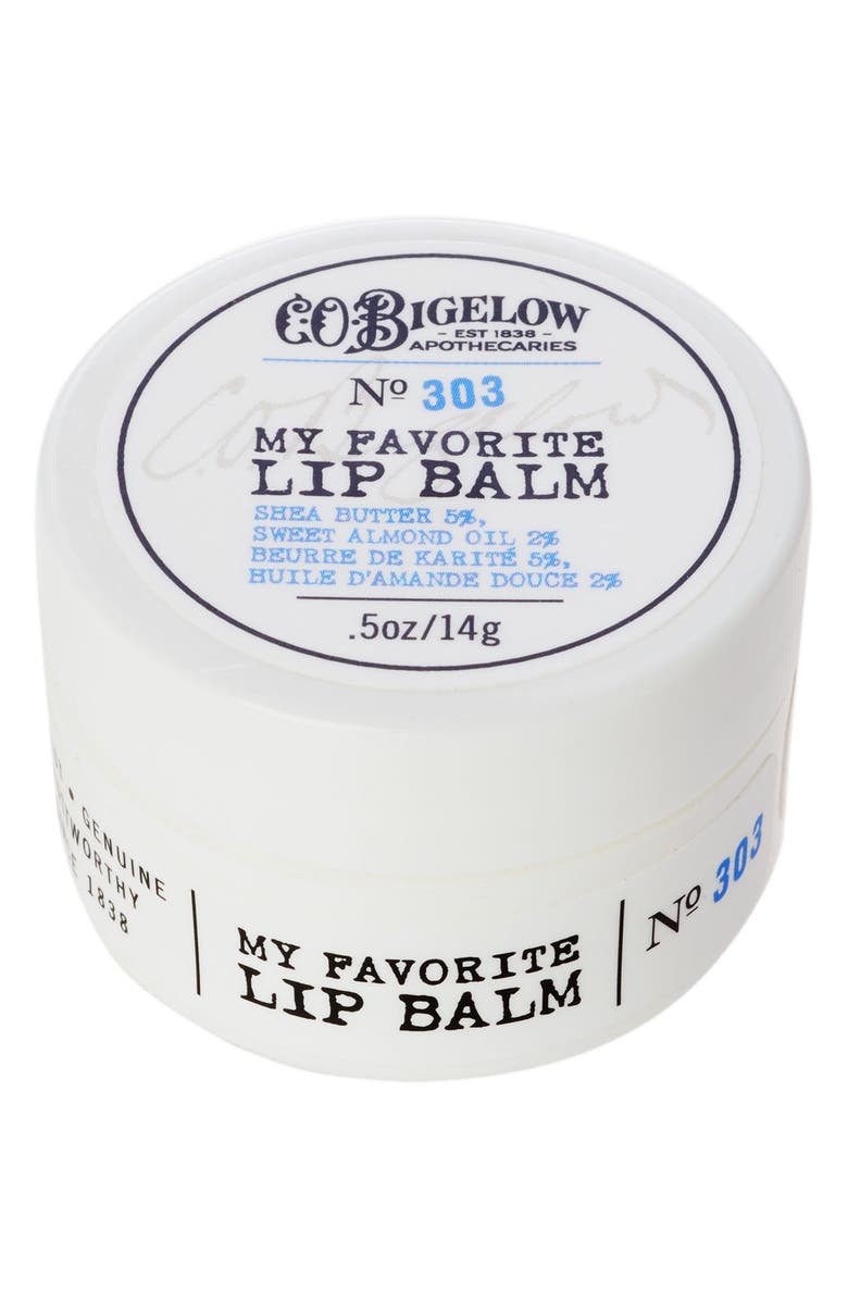 C.O. Bigelow No. 303 My Favorite Lip Balm in a Jar, Main, color,