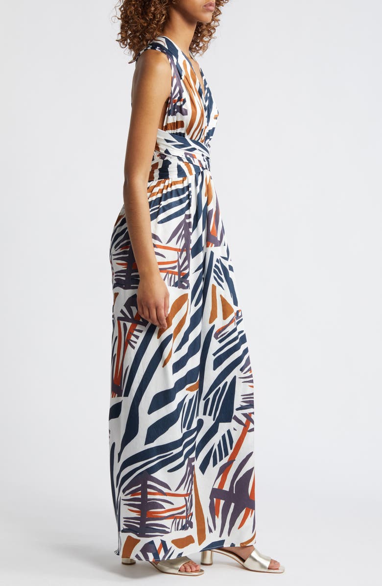 DIARRABLU Mailys Zena Print Convertible Dress, Alternate, color, White