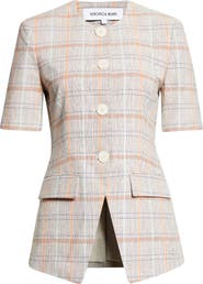 Veronica Beard Bodie Plaid Jacket