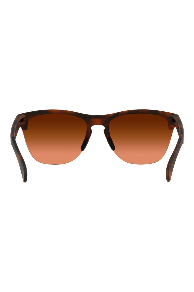 Frogskins Lite 63mm Gradient Oversized Round Sunglasses, Alternate, color, BROWN TORT