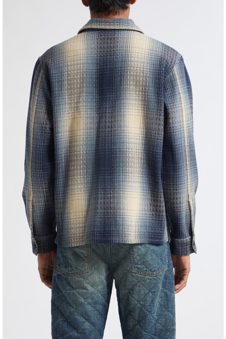 Ruddic Plaid Wool Button-Up Shirt, Alternate, color, RL-817 BLUE/ CREAM