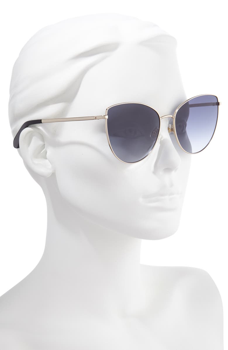 Kate Spade New York dulce 59mm cat eye sunglasses, Alternate, color, 
