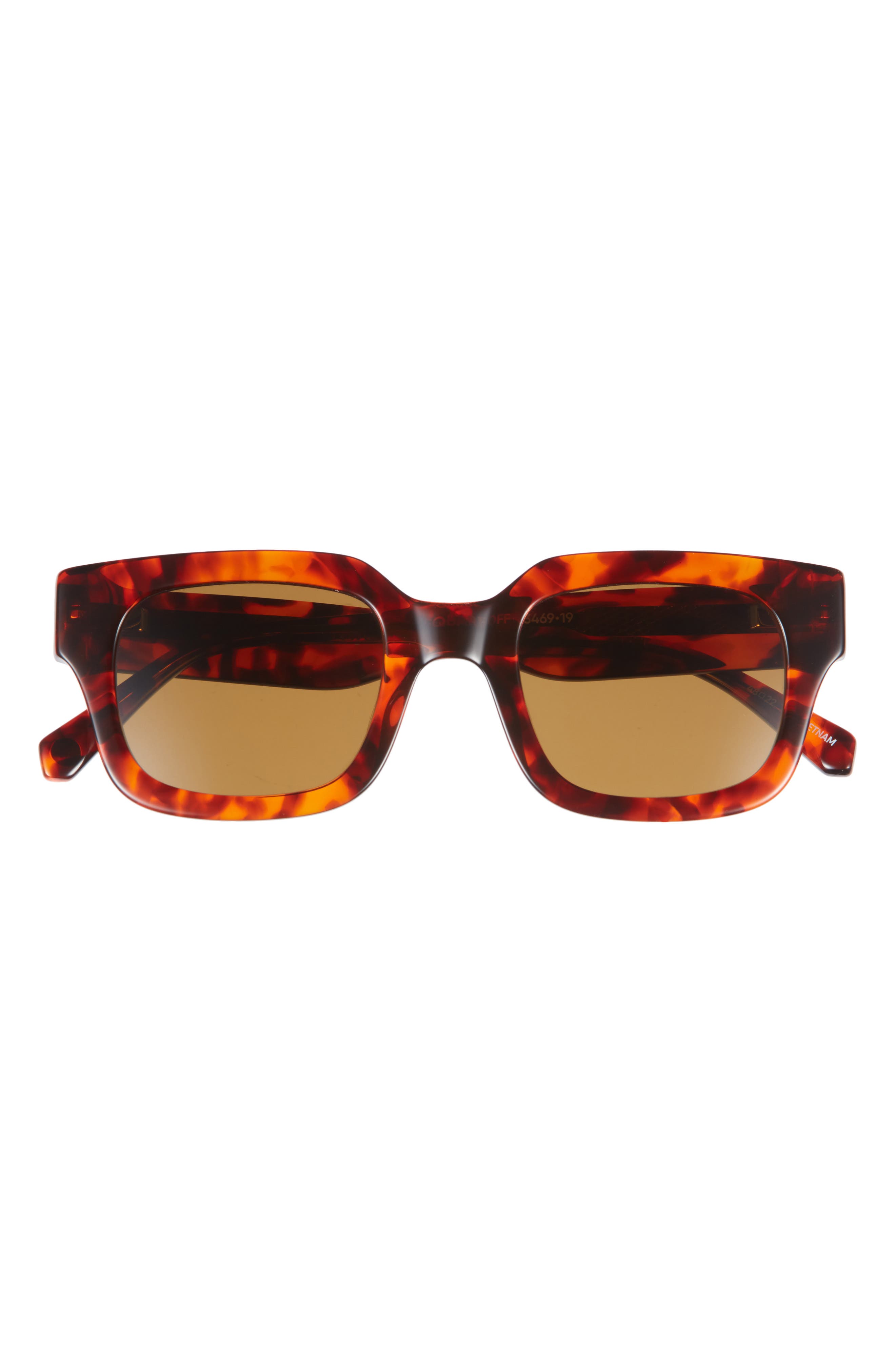 RED ORANGE TORTOISE/ BROWN