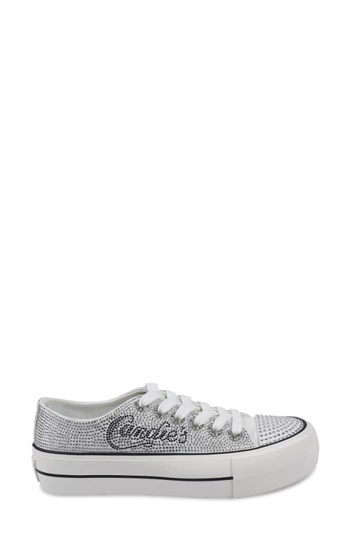 Candies Candie's Leann Low Top Platform Sneaker In Silver