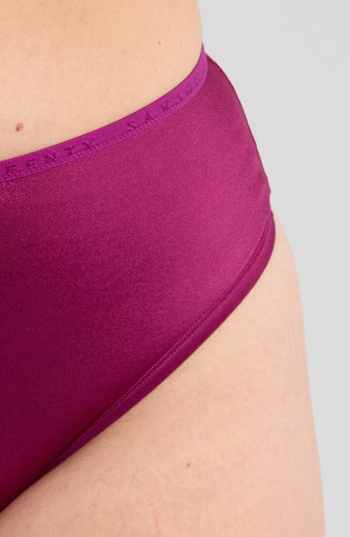 Savage X Fenty Microfiber Metallic Thong Panty