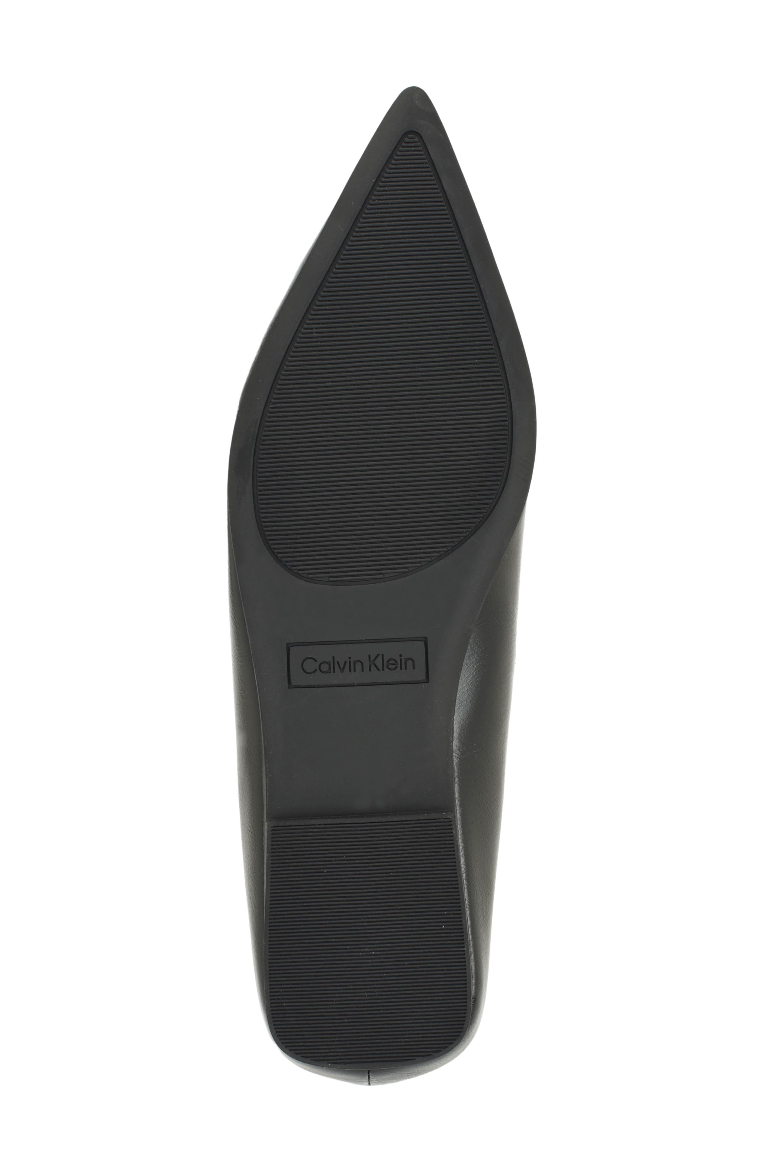 Gemeen Pointed Toe Flat, Alternate, color, BLACK 002