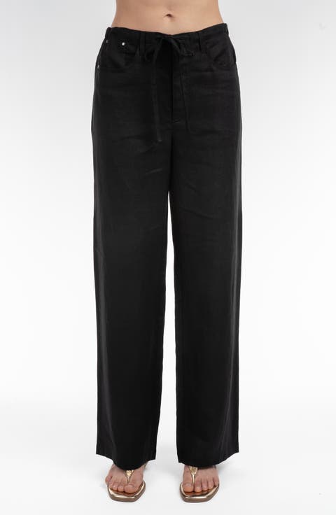 Linen Drawcord Pant