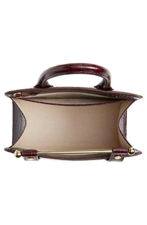 Strathberry Mini Croc Embossed Leather Tote