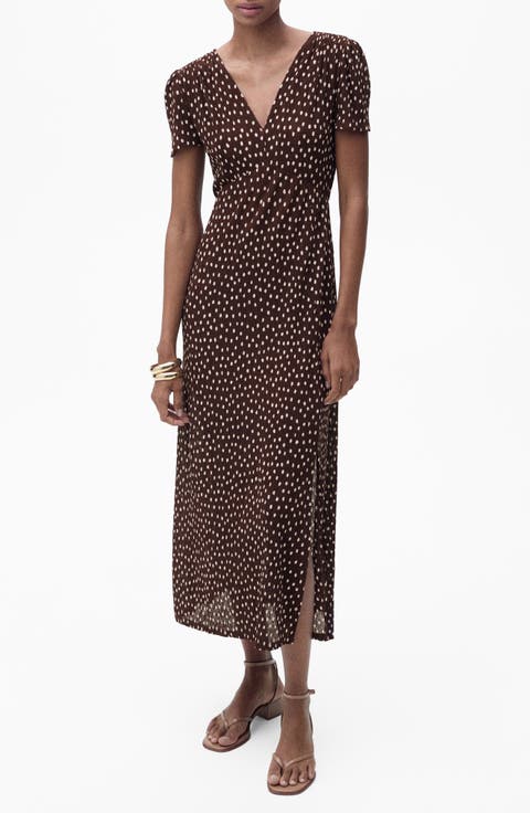 Floral Print Midi Dress (Regular & Plus)