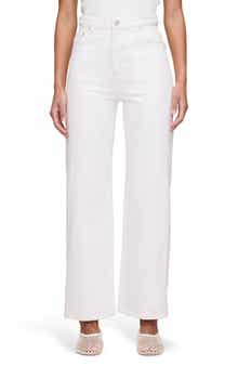 DL1961 Karmine Refined High Waist Ankle Wide Leg Jeans