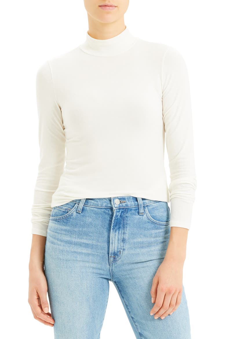Turtleneck Top, Main, color, IVORY
