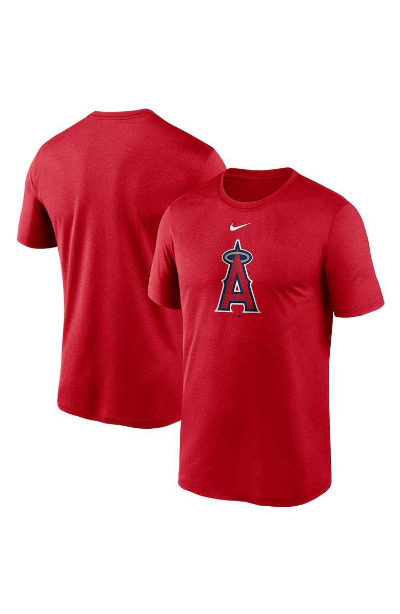 Nike Men's Nike Red Los Angeles Angels Large Logo Legend Performance T-Shirt, Main, color,