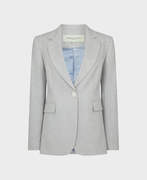 Really Wild Clothing Elizabeth Jacket in Blue at Nordstrom, Size 10