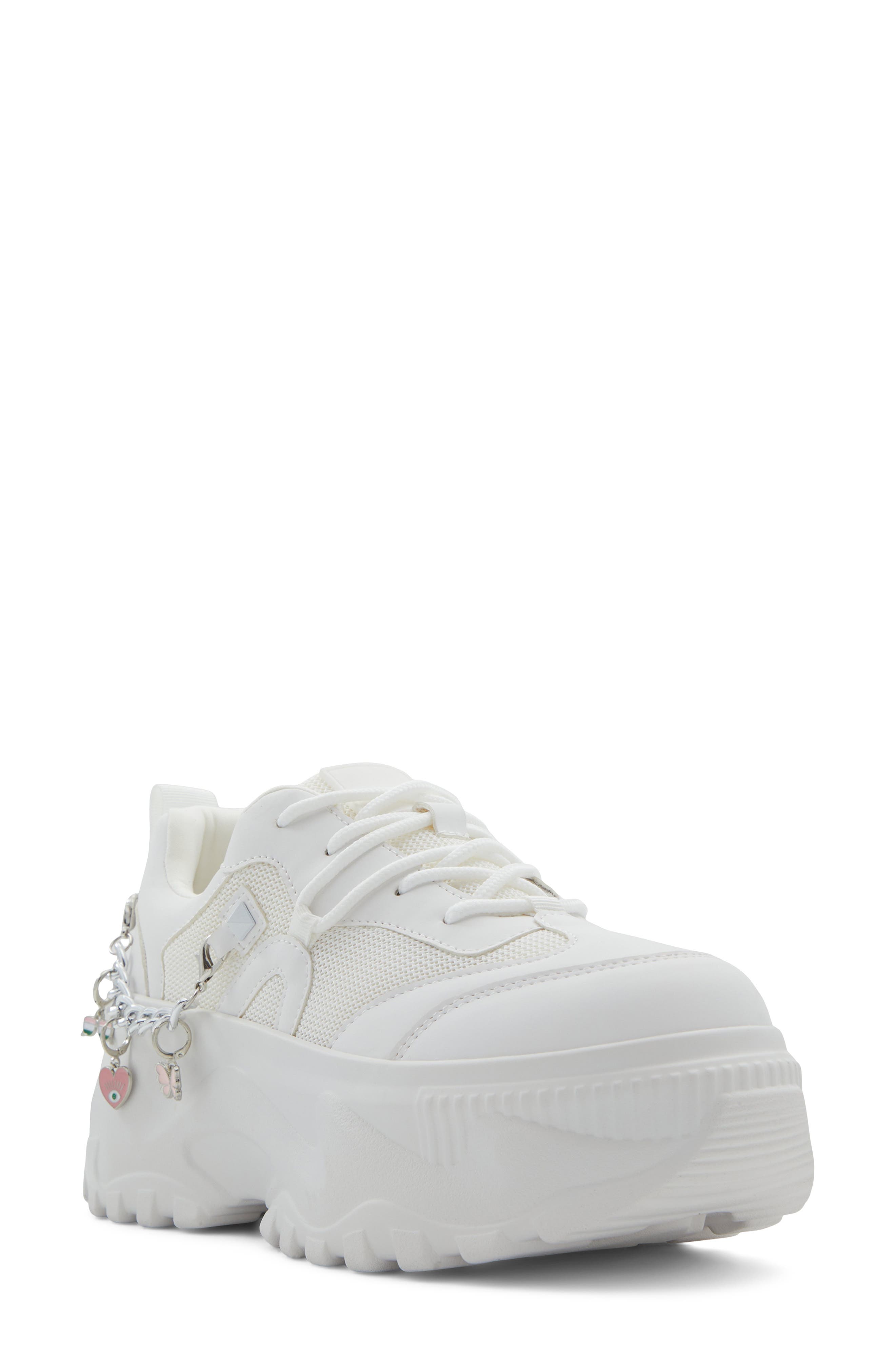 Majorrr Platform Faux Leather Sneaker