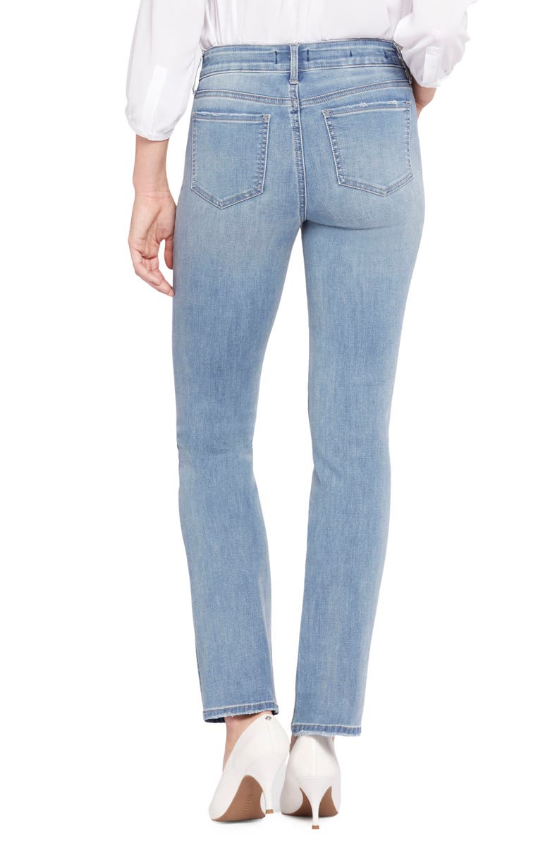 NYDJ Marilyn High Waist Cool Embrace Straight Leg Jeans, Alternate, color, Angel