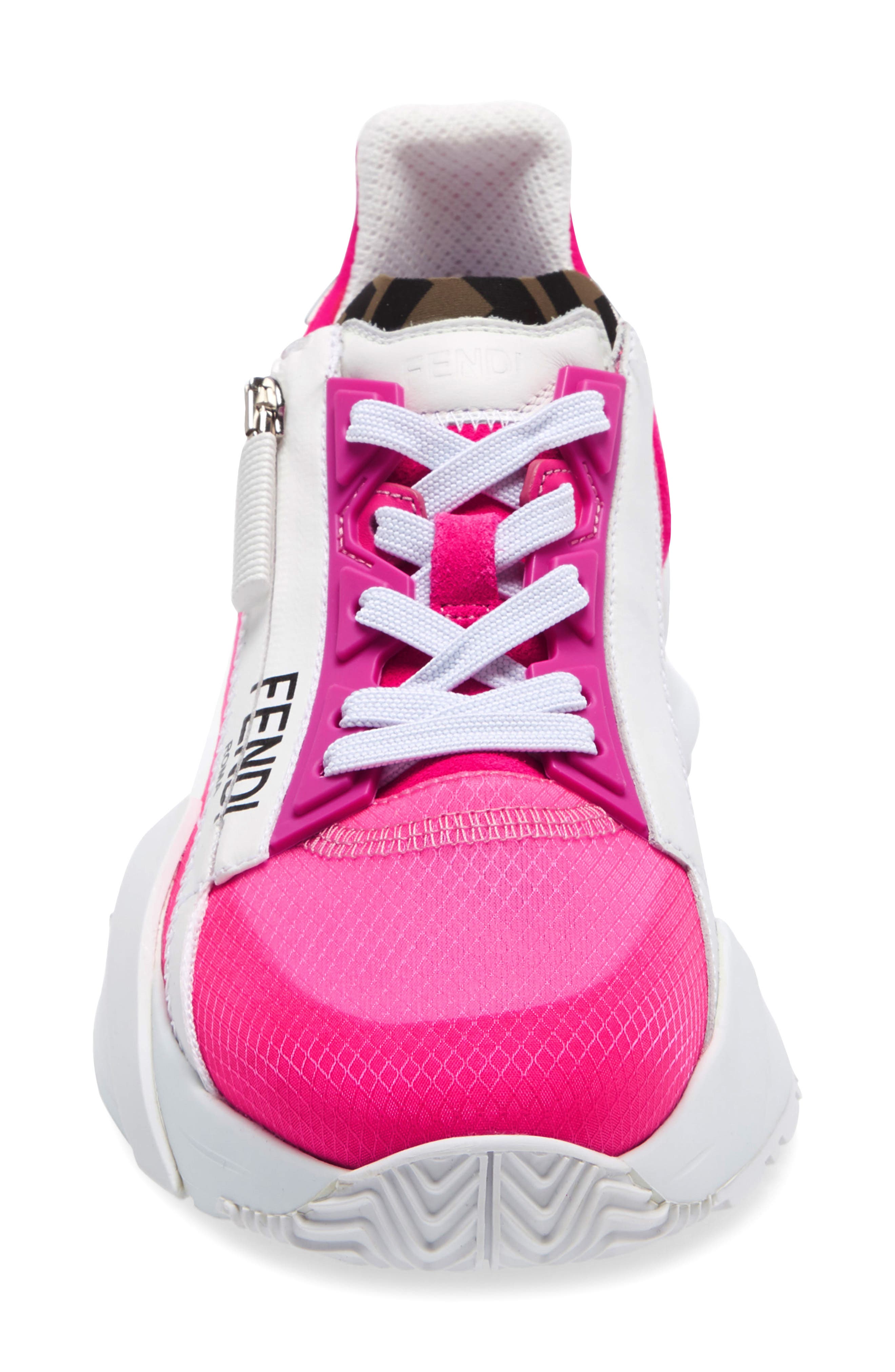 Fendi Flow Logo Low Top Sneaker, Alternate, color, 