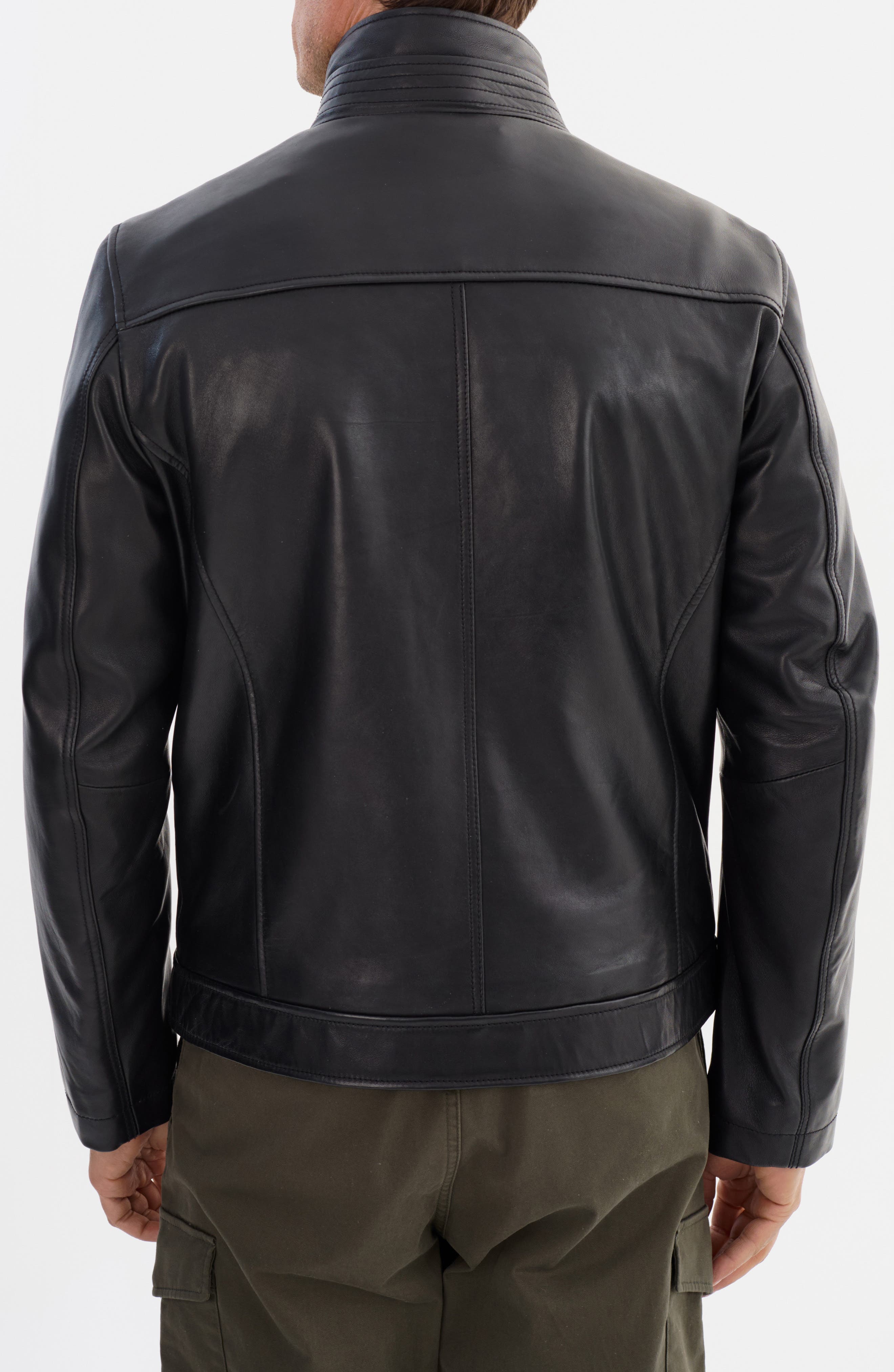 Leather Bomber Jacket - image 2
