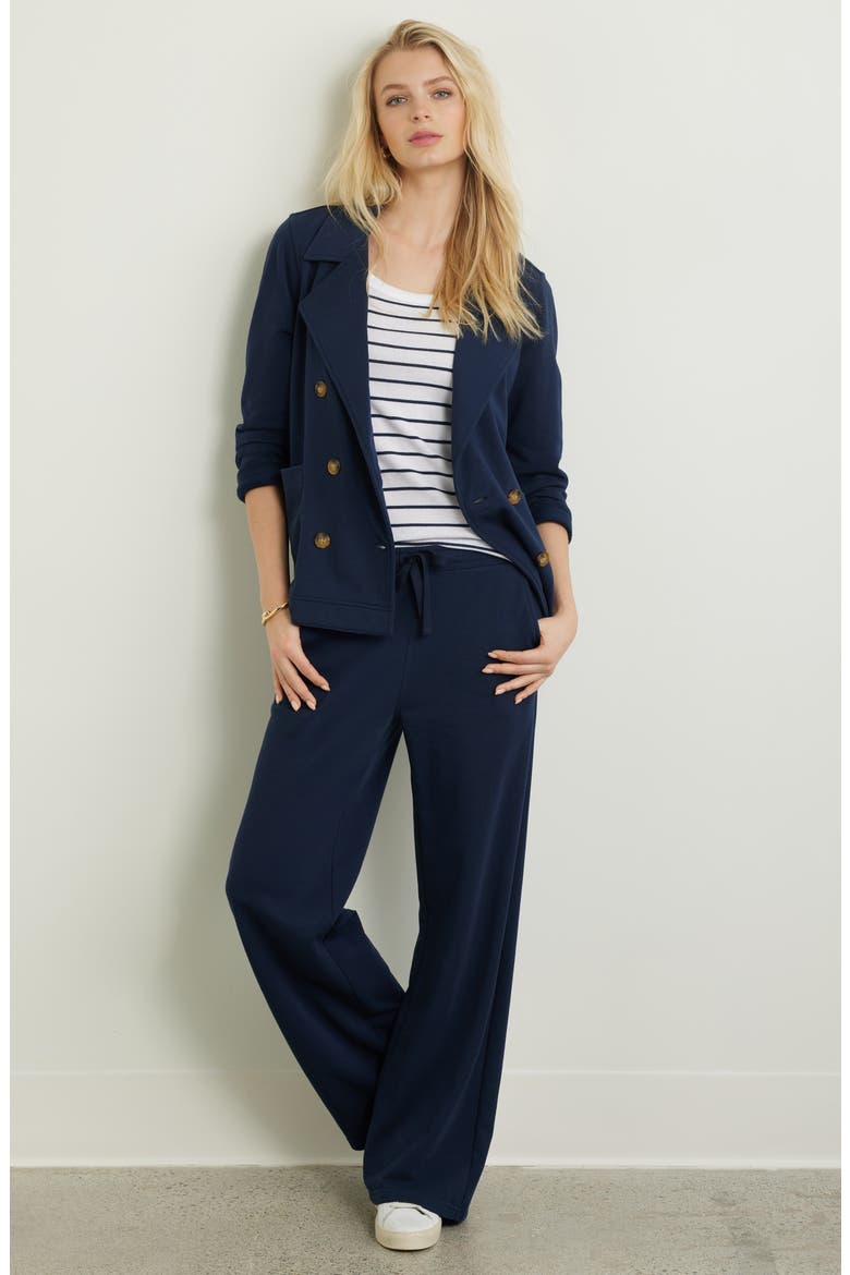 Straight Leg Sweatpants, Alternate, color, NAVY BLAZER